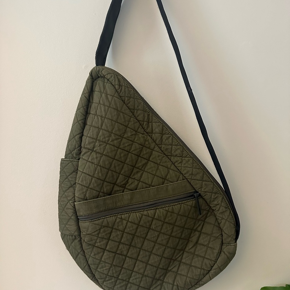 L.L. Bean quilted sling bag